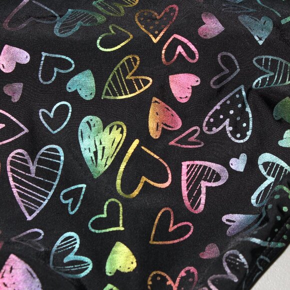 Multi Color 2 Pcs Justice Tankini Swimsuit Size 10 1/2 - Picture 11 of 12